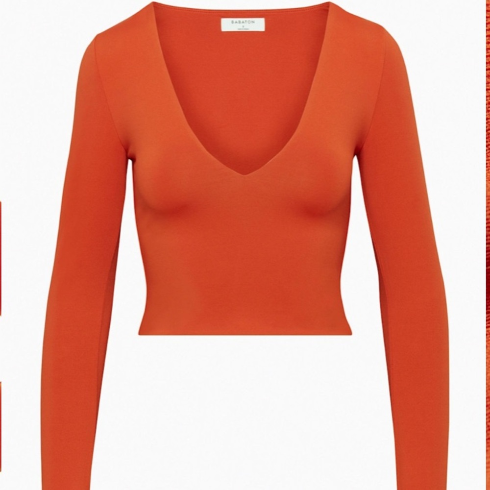 Aritzia Contour V-Neck Top